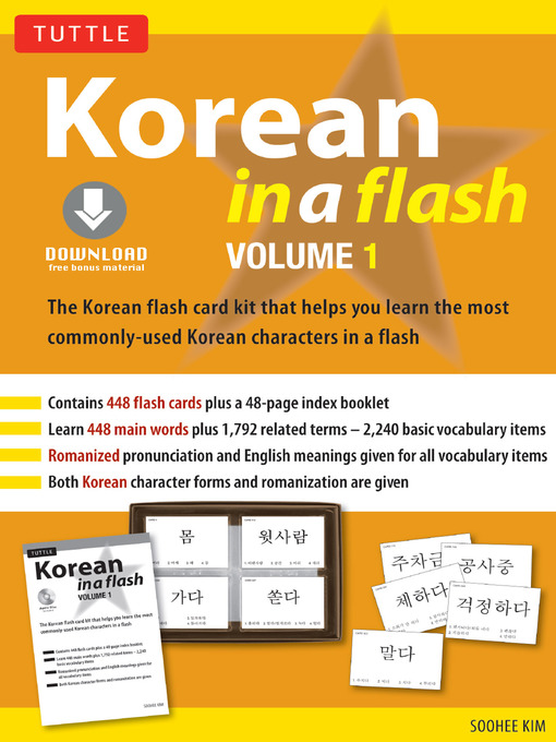 Title details for Korean in a Flash Kit Ebook Volume 1 by Soohee Kim - Available